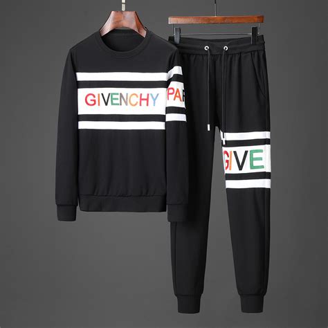 givenchy grey tracksuit|givenchy tracksuit for men.